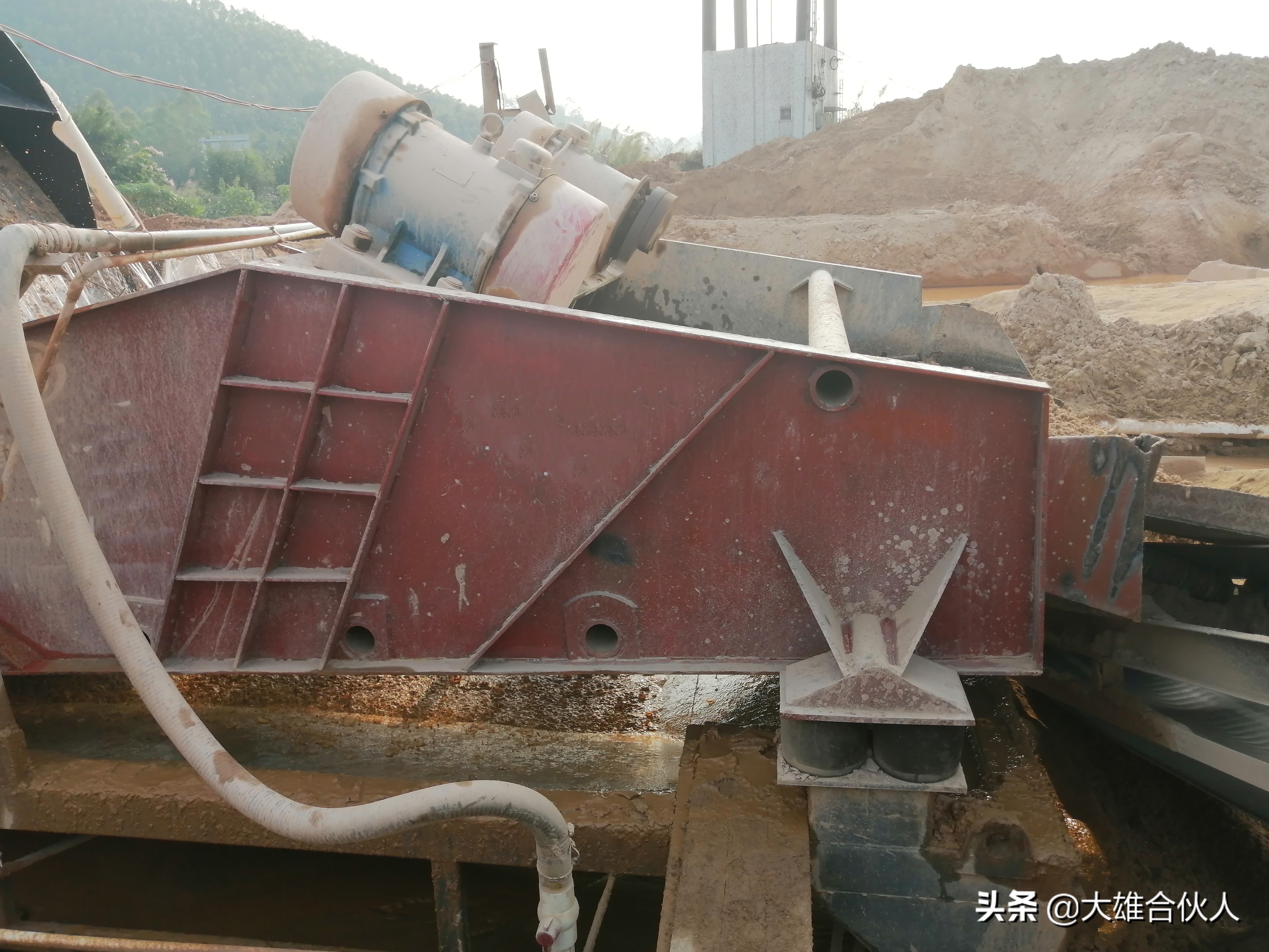 广西洗砂场专用污水处理设备带式泥浆脱水机(图7)