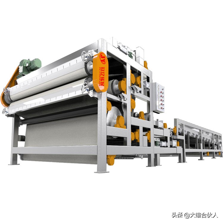 广西洗砂场专用污水处理设备带式泥浆脱水机(图10)