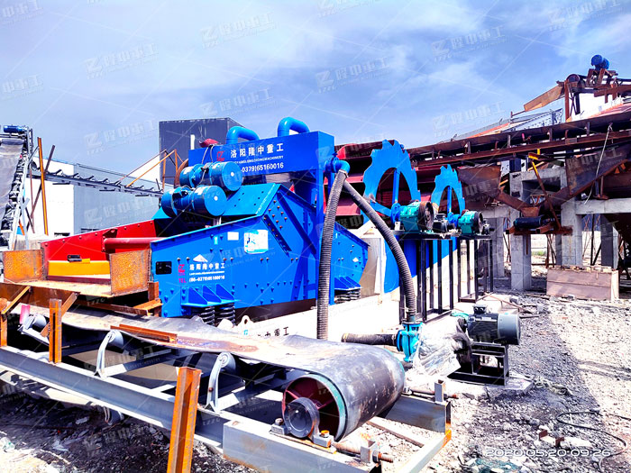 筛砂洗砂生产线是如何工作的，需要什么设备(图2)