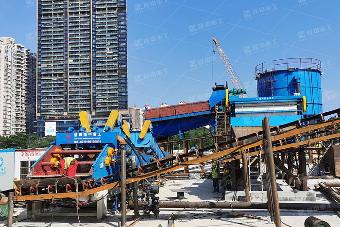 沙场洗沙设备如何洗沙？洗砂工艺流程(图2)