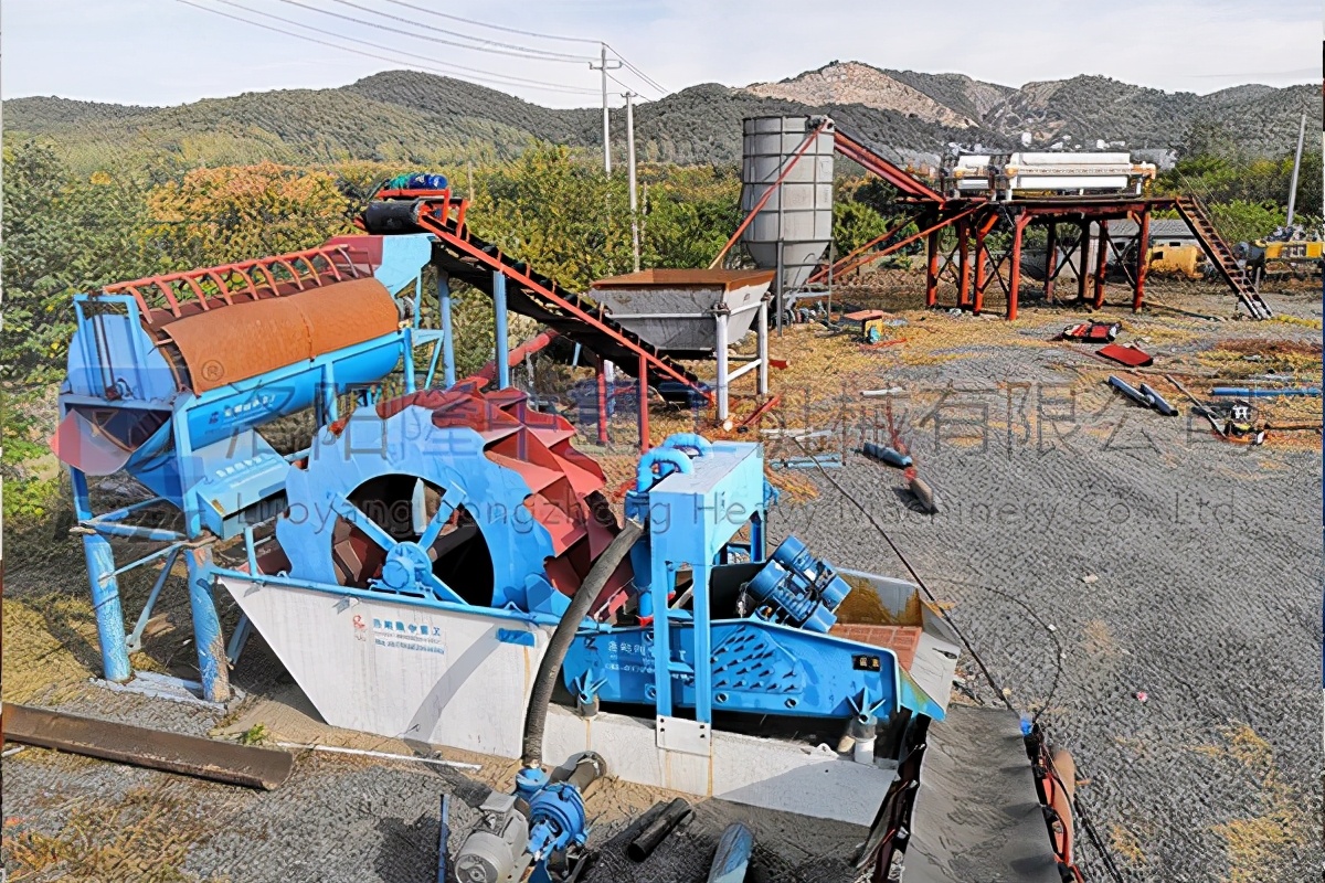 洗砂机械生产线工作流程有哪些呢？(图1)