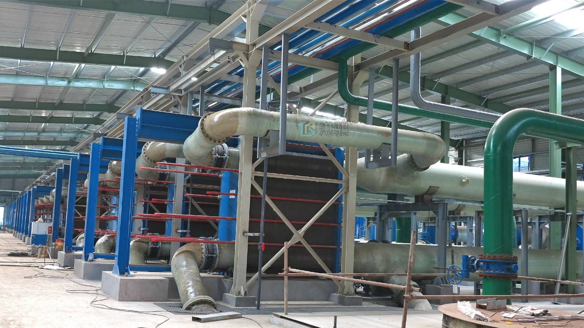 矿用玻璃钢管道_煤矿用玻璃钢管道_矿用玻璃钢通风管道-港骐(图1)