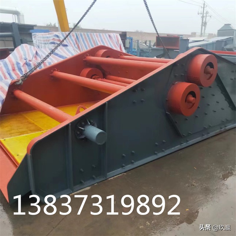 可定制洗砂机脱水筛水洗砂直线筛(图4)