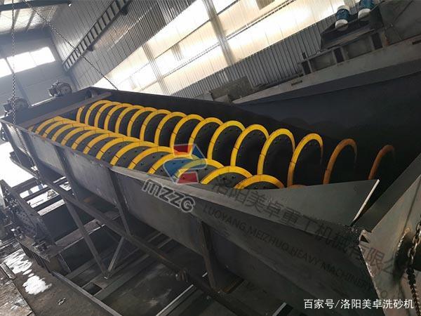 注意啦！螺旋洗砂机叶片不出砂原来是因为这几点(图1)