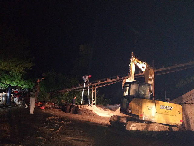 湘潭县依法处置一洗砂场(图1)