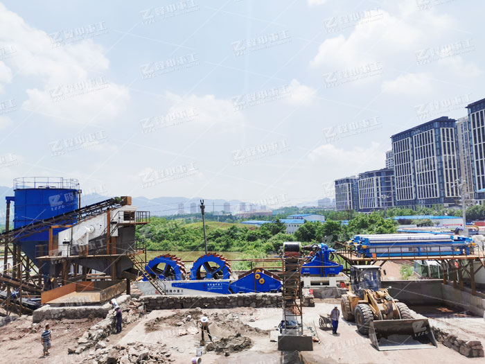 石料洗沙机既可以洗石子又可以洗沙子，多用途洗砂石(图3)