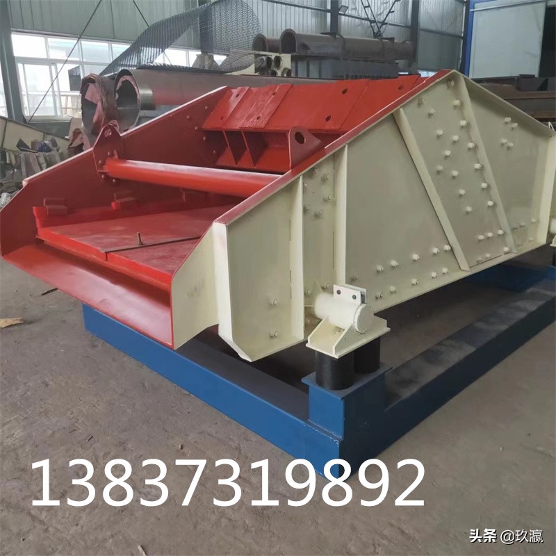 水洗砂直线筛高频脱水筛成套设备(图4)