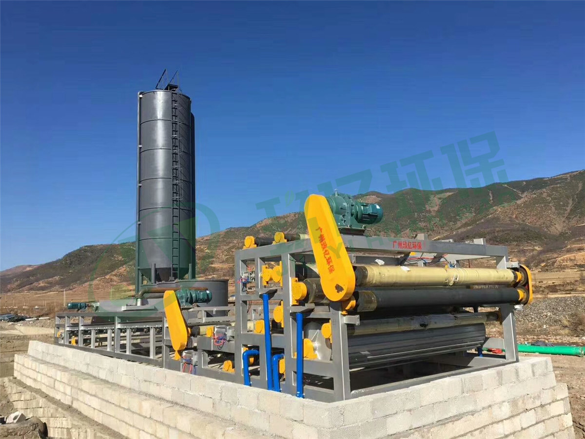 广州环保查的严，用这台污泥脱水机，污水变清水直接排放(图4)