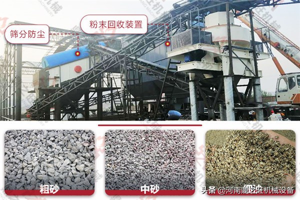 花岗岩破碎做石子或者机制砂都需要配置什么设备？(图1)