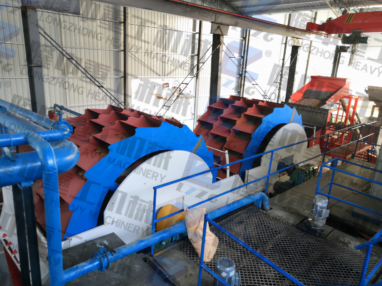 双轮斗洗砂机如何安装调试？(图1)