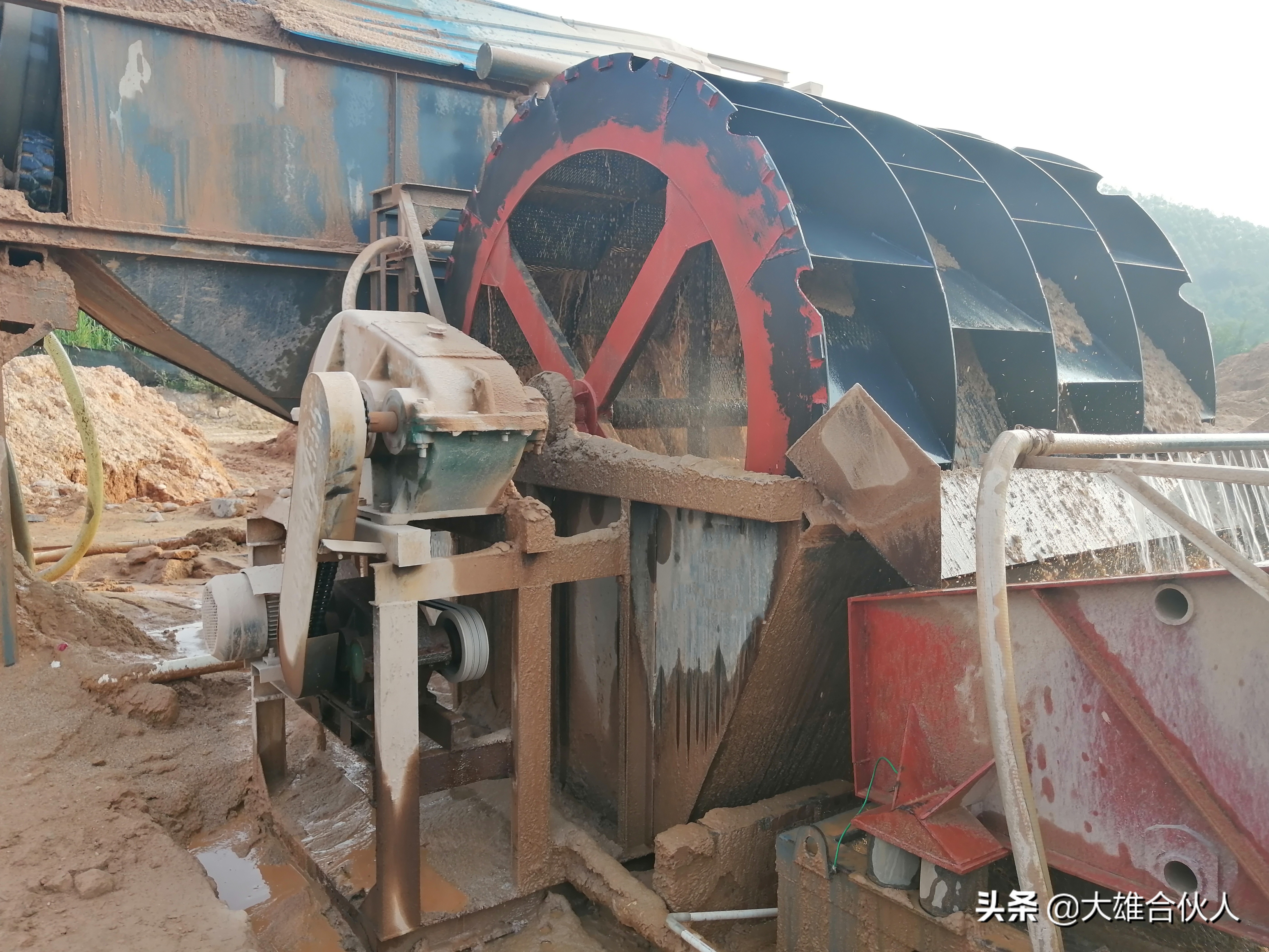 湖南永州洗砂场污水处理，带式泥浆压滤机现场(图5)