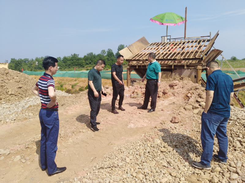 市环境监察支队督查金安区省环保督察交办问题整改工作(图1)