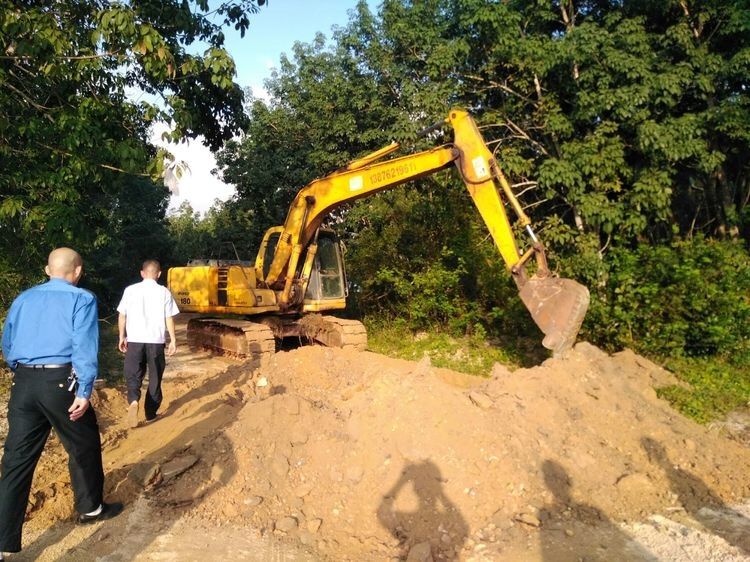 临高县加来农场采取强有力措施，捣毁多个洗砂点(图3)