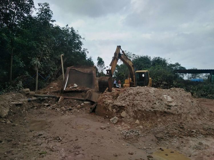 临高县加来农场采取强有力措施，捣毁多个洗砂点(图5)