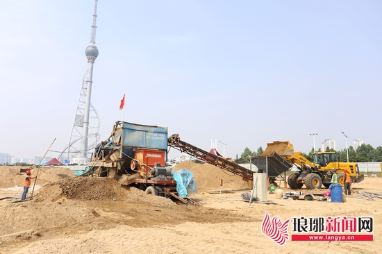 山东临沂：清洗阳光沙滩，滨河景观将大变样(图2)