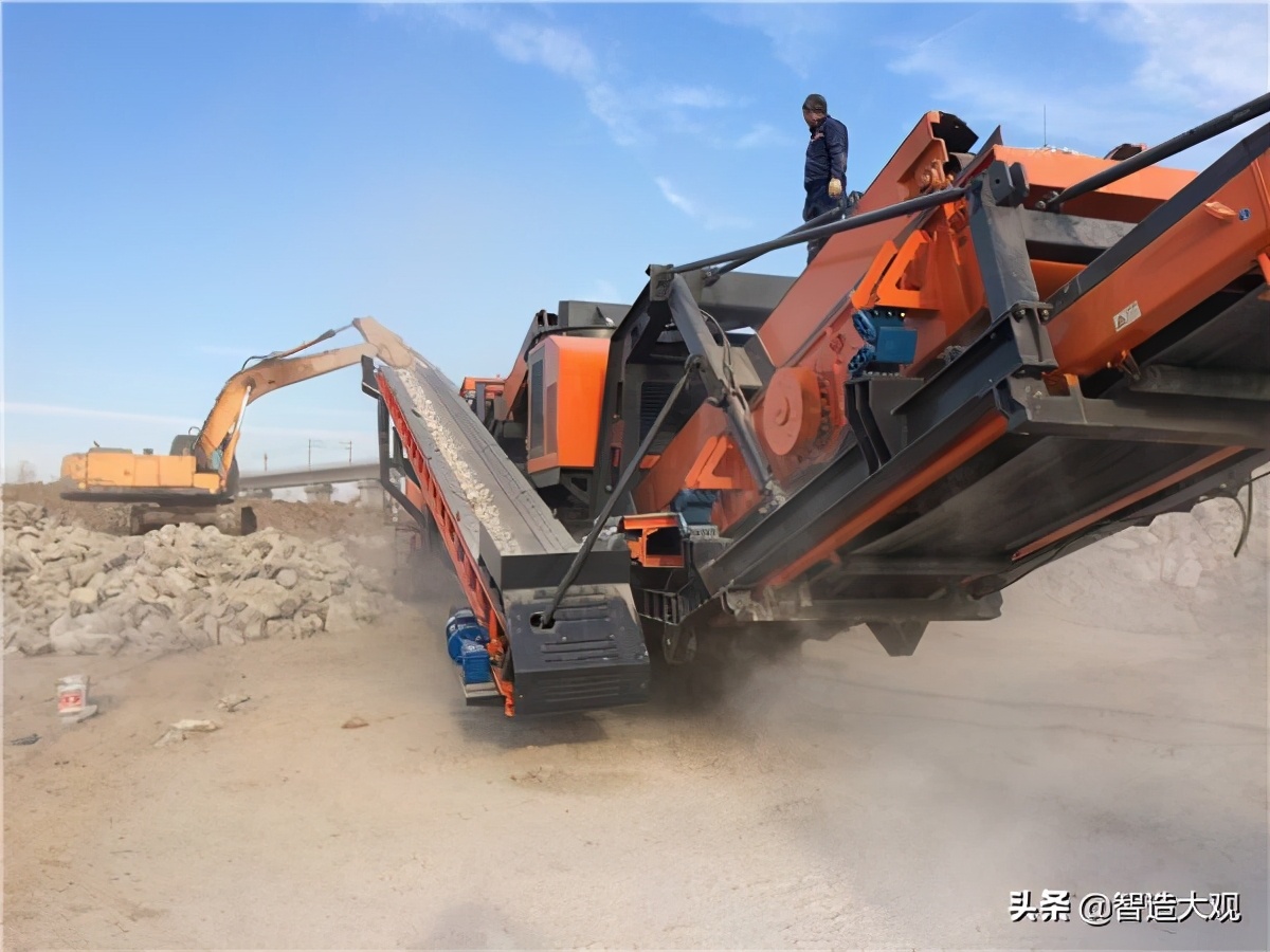 建筑垃圾回收再利用,履带移动式破碎站为什么能更胜一筹?(图5) 建筑垃圾回收再利用,履带移动式破碎站为什么能更胜一筹?(图5)