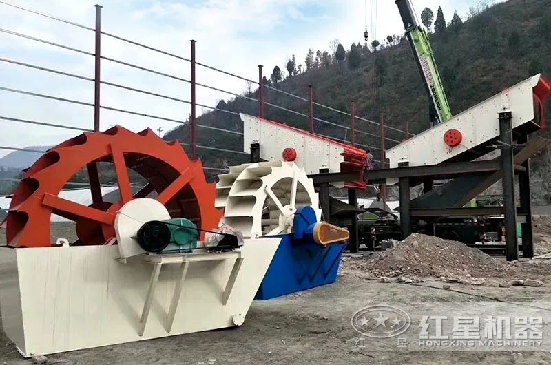 最简单的洗河沙方法——用轮式洗砂机省事又省力(图4)