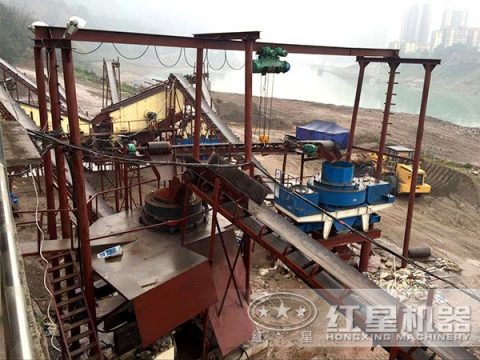 时产100吨的制砂生产线如何配置？整套生产线配置下来多少钱？(图8)