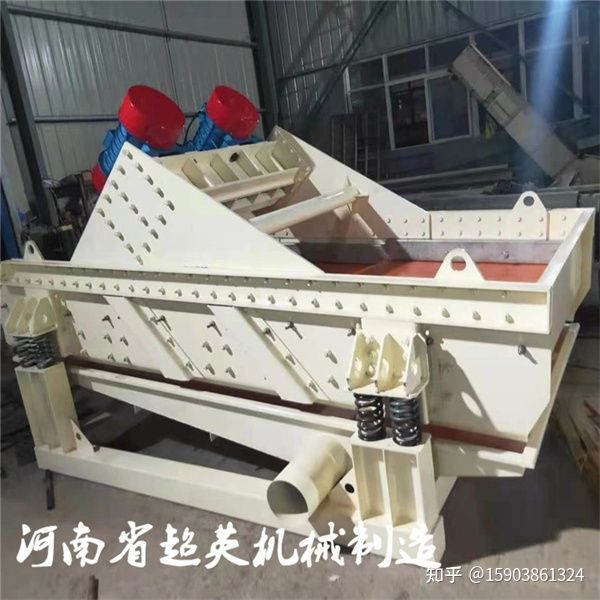 水洗砂最新振动筛尾矿泥浆泥沙洗沙机(图1)