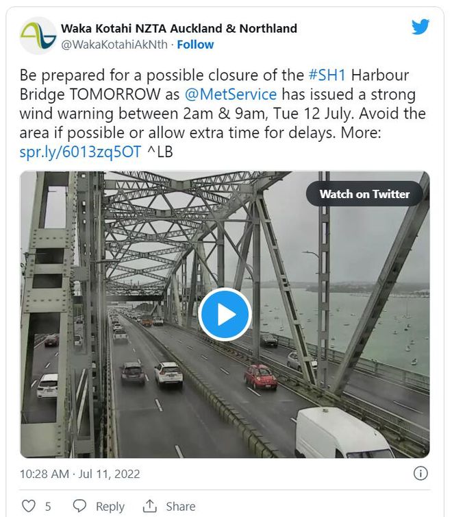 注意！北岸大桥或完全关闭！狂风暴雨袭来，出行千万小心！(图1)