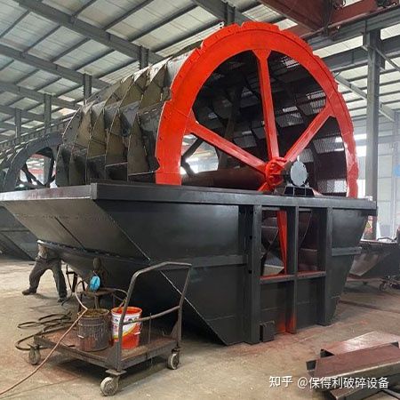 节能环保移动轮式洗砂机(图1)