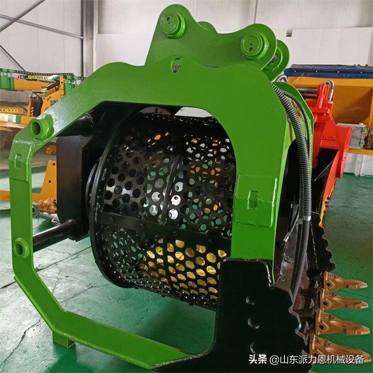 I85挖掘机滚筒筛分斗O544洗鹅卵石筛分斗4227泥土砂石清洗(图4)