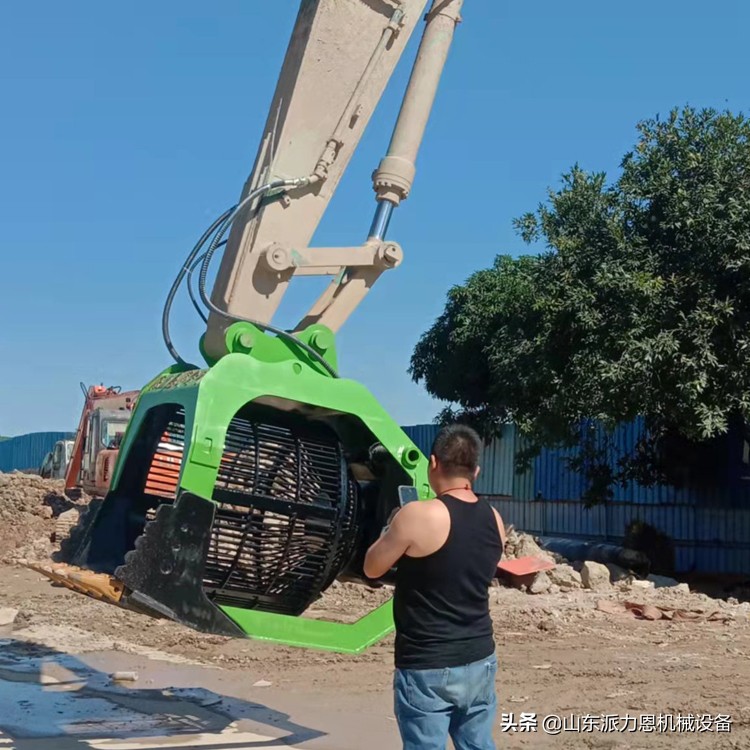 I85挖掘机滚筒筛分斗O544洗鹅卵石筛分斗4227泥土砂石清洗(图5)