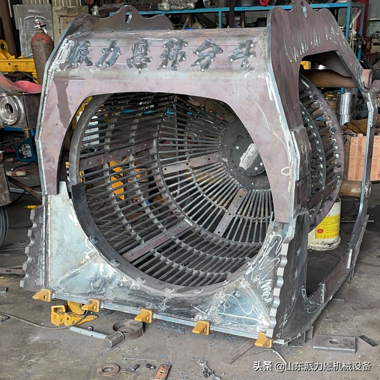 I85挖掘机滚筒筛分斗O544洗鹅卵石筛分斗4227泥土砂石清洗(图8)