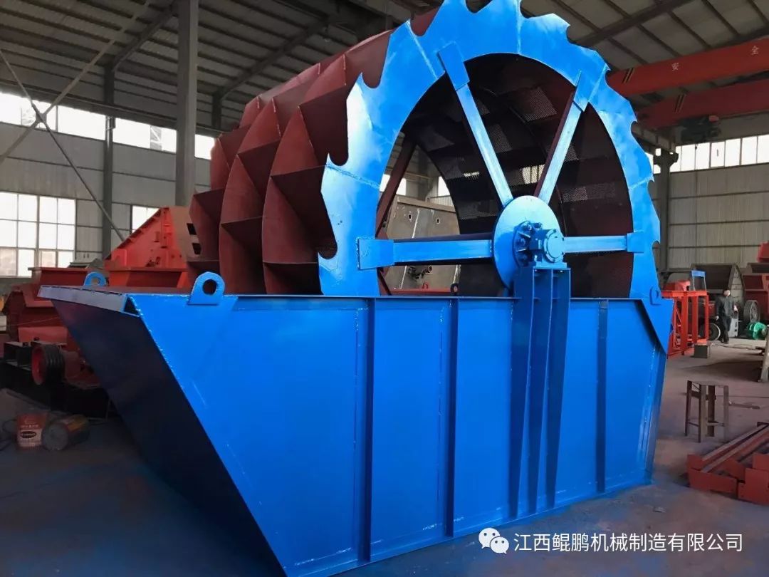 常用水洗沙设备：轮斗式洗沙机(图1)