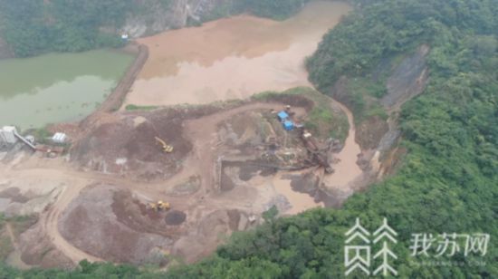 镇江丹徒暗藏非法洗砂场废水竟被偷排上山(图10)