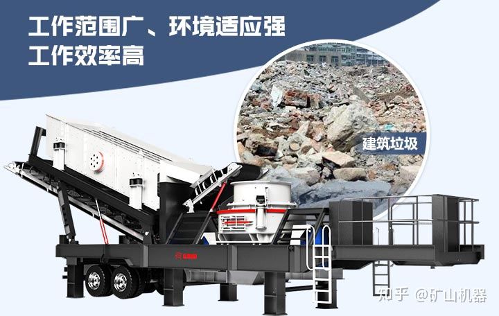 建筑垃圾资源化流程，一台移动破碎机就够了！(图1)