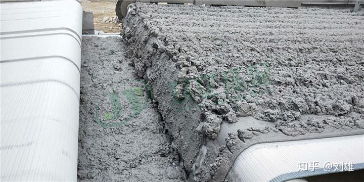 广西带式泥浆脱水机，洗砂污水处理现场(图3)