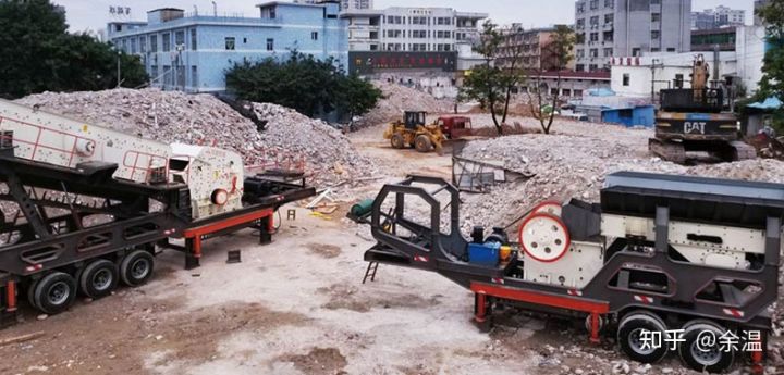 湖南建筑垃圾移动破碎机客户现场(图2)