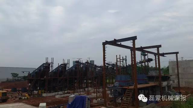 【磊蒙机械】成都中建西部蓉城项目500t—h制砂生产线(图2)