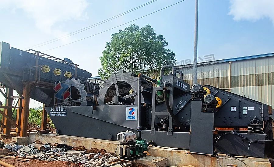 聚焦时产150吨湖北武汉石粉洗砂生产线案例现场(图3) 聚焦时产150吨湖北武汉石粉洗砂生产线案例现场(图3)