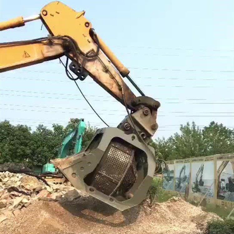 液压I56合金钢旋转筛分斗Z4Z6挖掘机筛石器I872筛沙(图3)