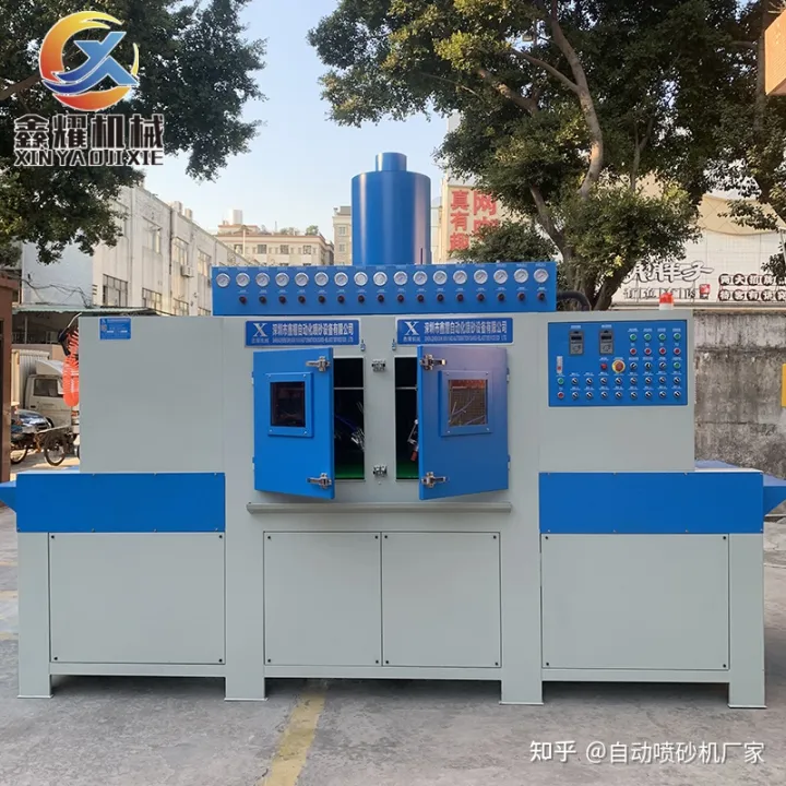 实木地板喷砂风化纹理处理自动喷砂机(图5)