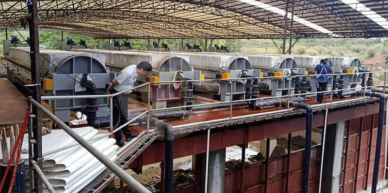 某洗沙场废水处理系统厢式高压压滤机应用项目(图3)