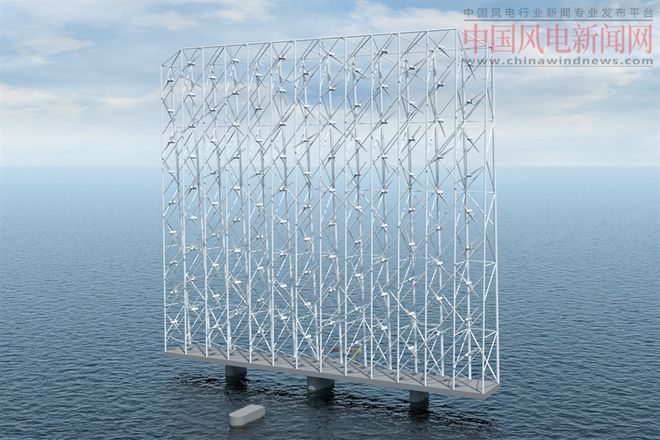 多叶轮浮式风电机组来了，由126台1MW机组组成！通用汽车投资！(图3)