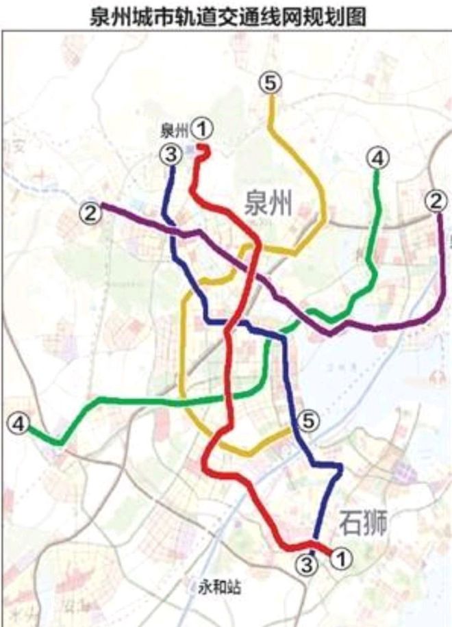 泉州快速轨道交通规划:1号、2号、3号、4号、5号、6号线(图4) 泉州快速轨道交通规划:1号、2号、3号、4号、5号、6号线(图4)