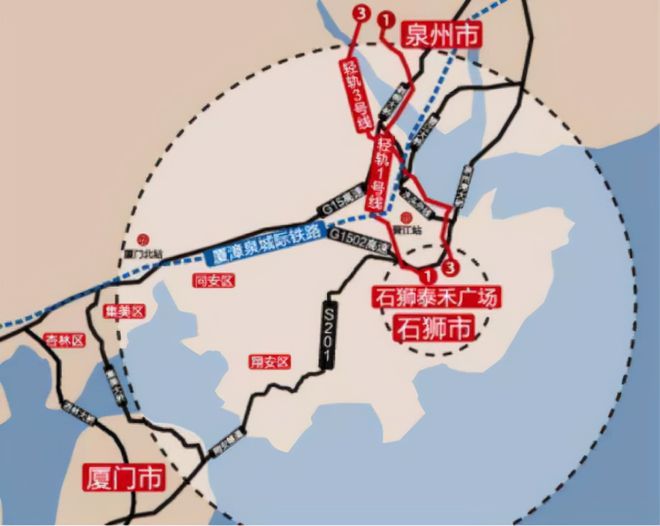 泉州快速轨道交通规划:1号、2号、3号、4号、5号、6号线(图28) 泉州快速轨道交通规划:1号、2号、3号、4号、5号、6号线(图28)