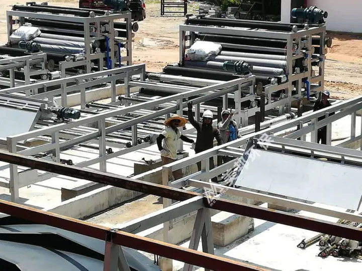 马来西亚砂洗工程带式压滤脱水机(图3)