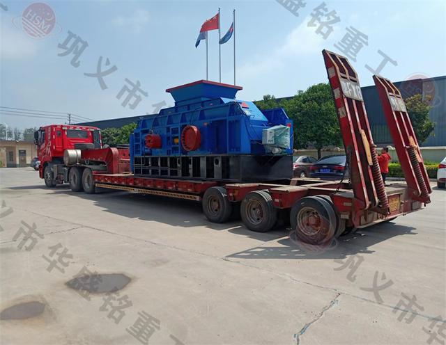 豆石、瓜米石制砂机_风化石石头对辊制砂机_豆石破碎制砂工艺流程(图2)