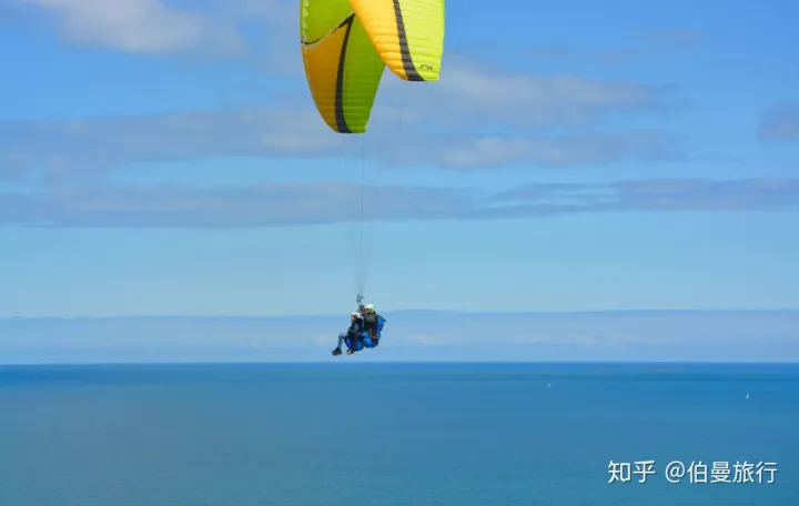 上帝的视觉俯瞰海南三亚，伯曼旅行（飞行）海南三亚石梅湾全海景国际滑翔伞飞行体验，记得海南三亚旅游要来(图3)