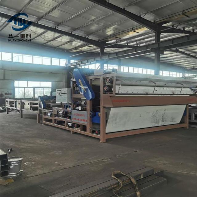 石英砂泥浆脱水机是如何处理污泥的？(图1)