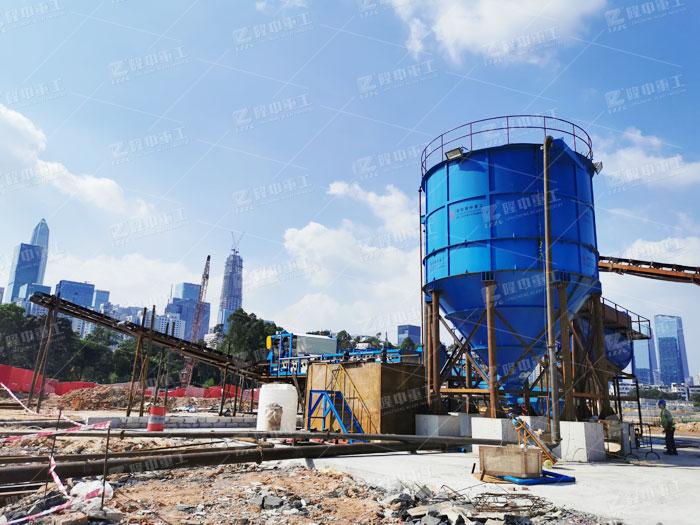 砂子清洗选用螺旋洗砂机，砂子流失少产量高(图2)