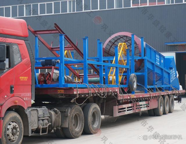 沙场滚筒筛_滚筒式滚筒筛沙机厂(图3)