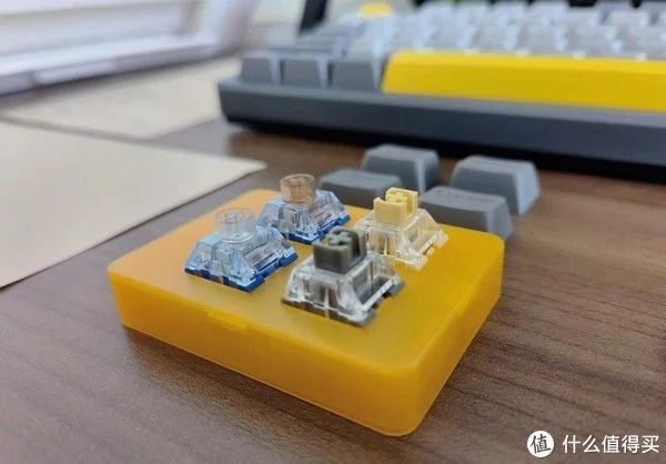 满配98，黑爵AK966热插拔机械键盘，gasket结构、凯华MX冰淇淋轴(图6)