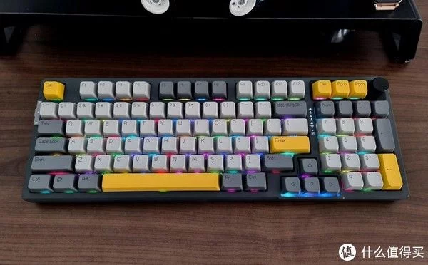 满配98，黑爵AK966热插拔机械键盘，gasket结构、凯华MX冰淇淋轴(图20)