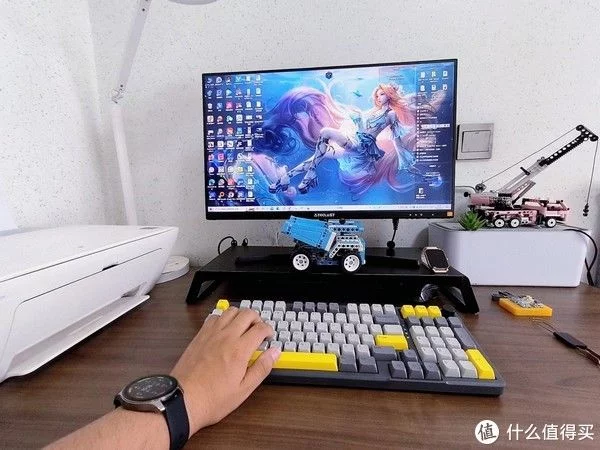 满配98，黑爵AK966热插拔机械键盘，gasket结构、凯华MX冰淇淋轴(图24)